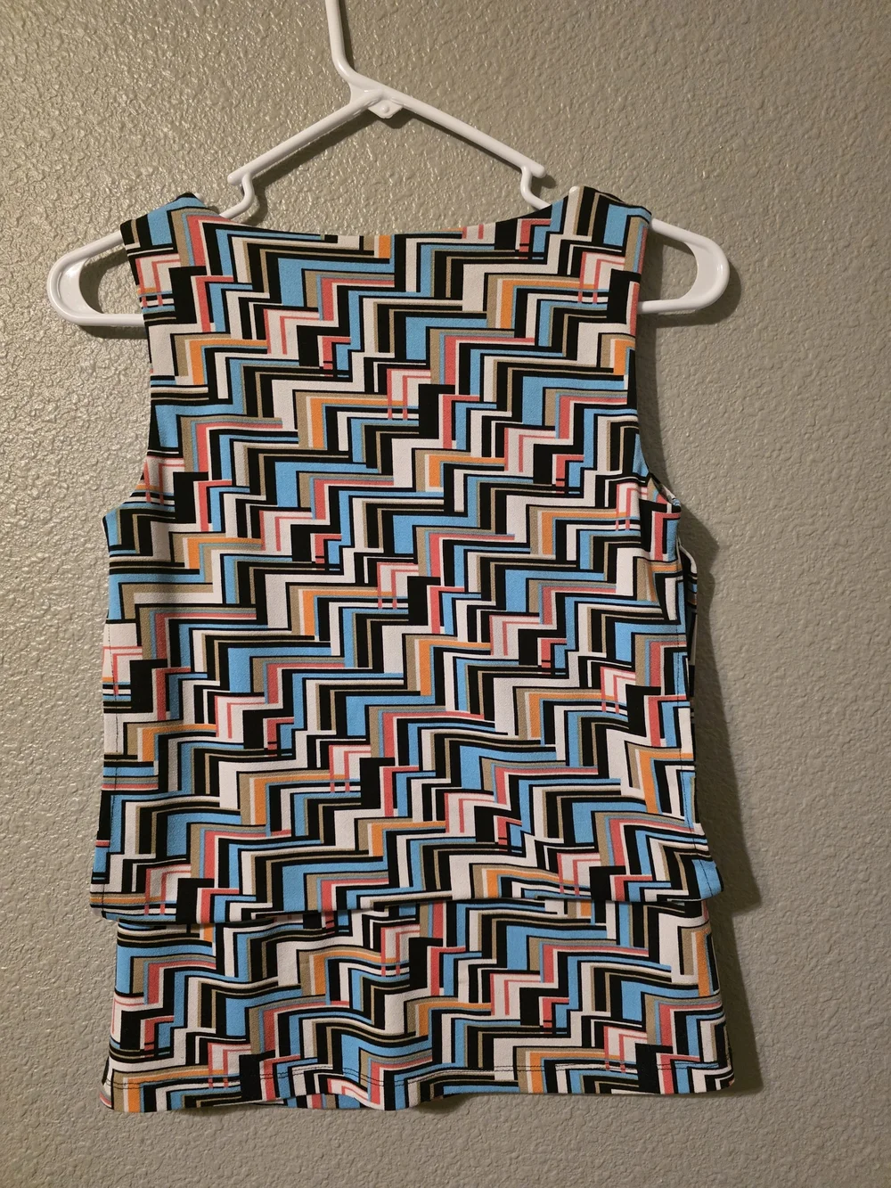 Ann Taylor Multicolor Geometric Pencil Skirt